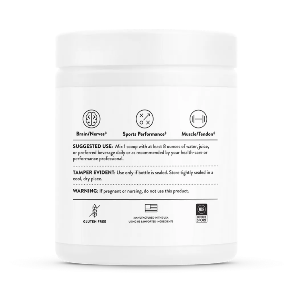 Creatine + Alpha GPC (Watermelon Lemonade Flavored) Thorne