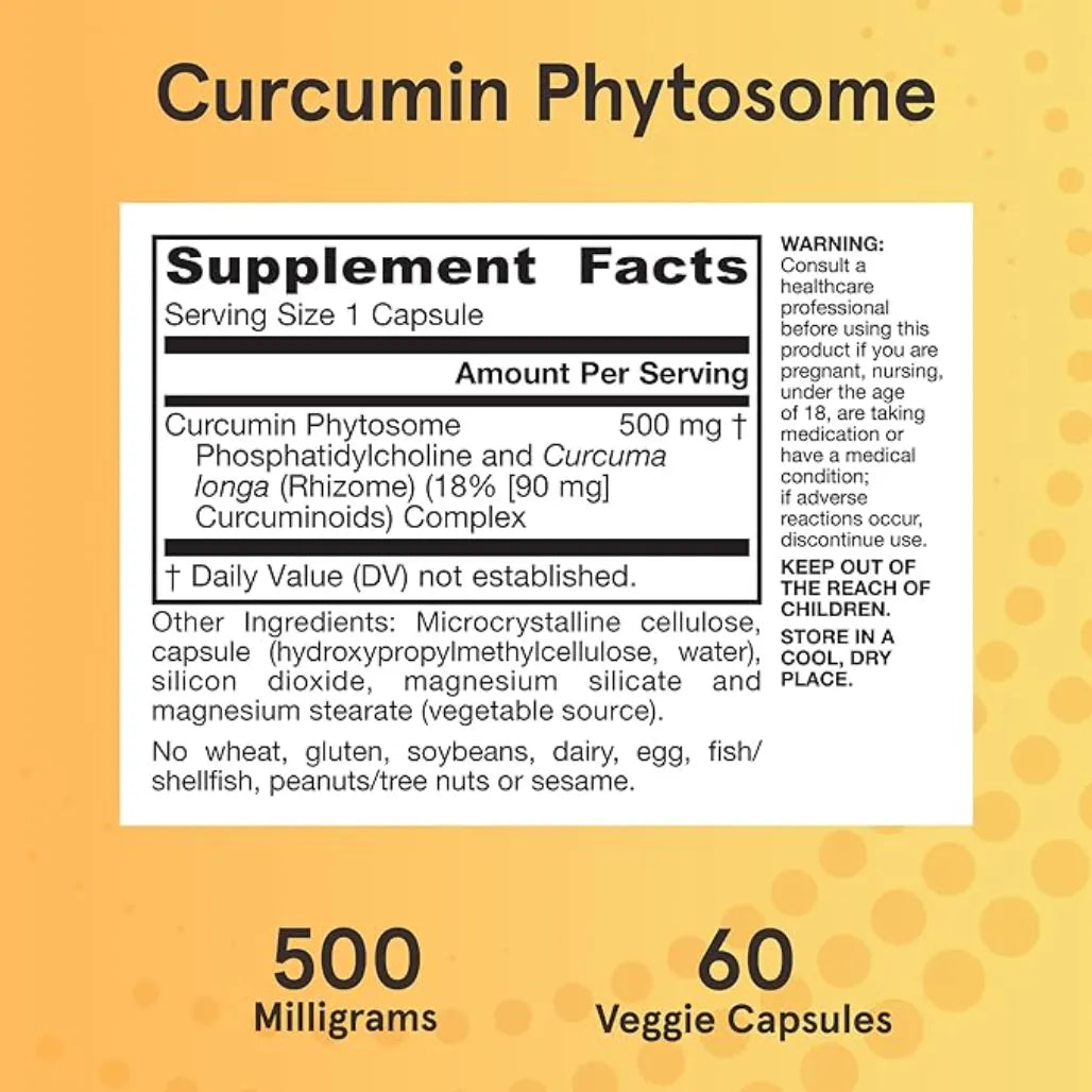 Curcumin Phytosome Meriva Jarrow Formulas