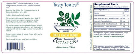 Daily Calm Tonic 4 fl oz Vitanica