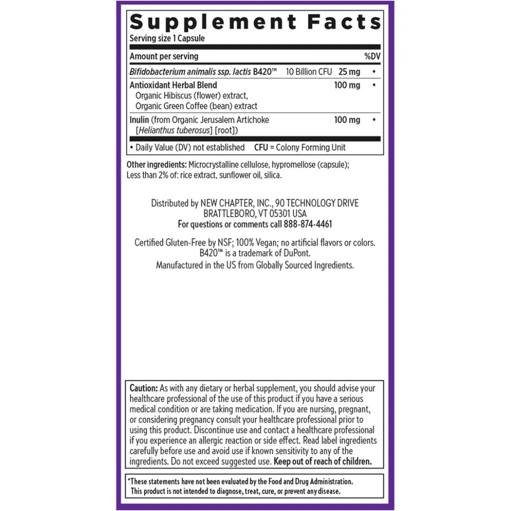 Daily Dual Biotic Probiotic + Prebiotic by new chapter