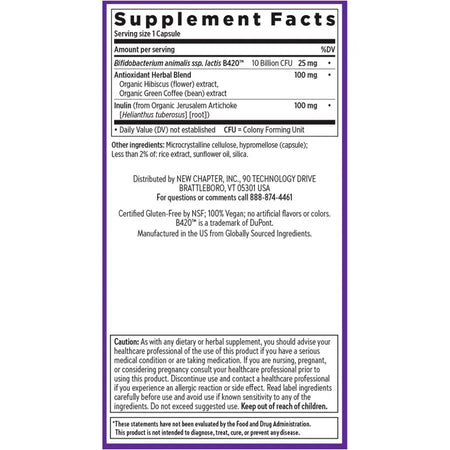 Daily Dual Biotic Probiotic + Prebiotic by new chapter