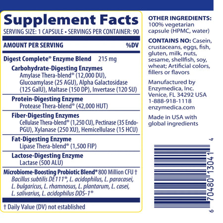 Digest Complete + Probiotics Enzymedica