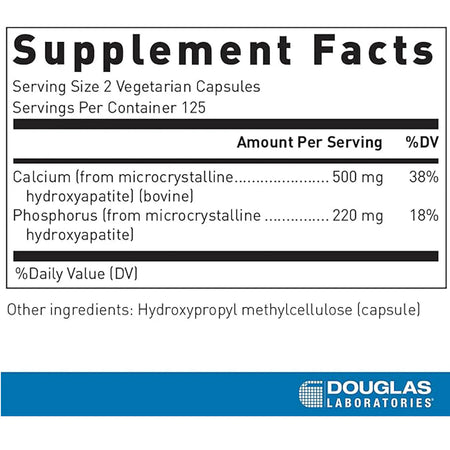 Calcium Microcrystalline Hydroxyapatite Douglas Laboratories