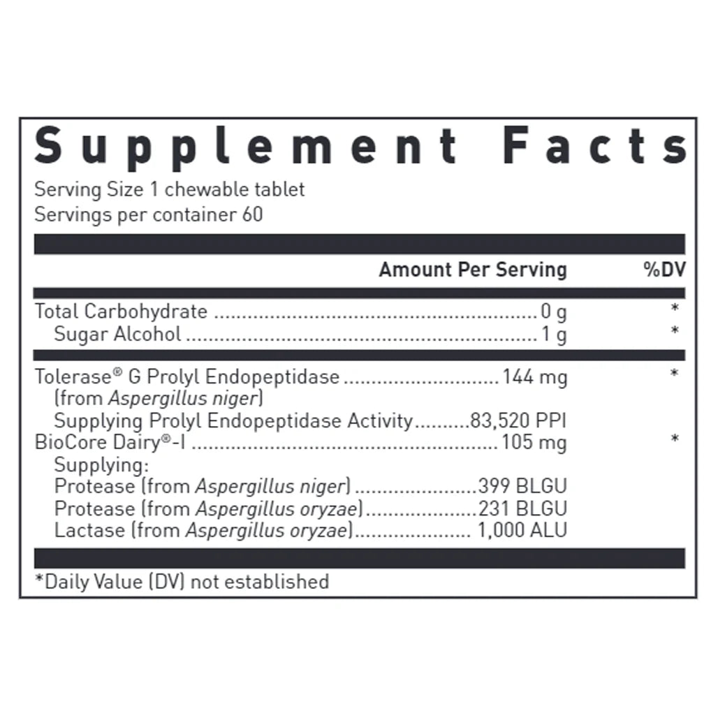 Gluten-Dairy Ultra Enzyme 60 tabs Douglas Labs
