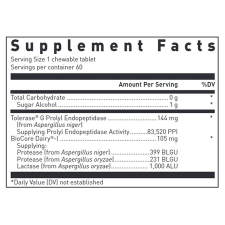 Gluten-Dairy Ultra Enzyme 60 tabs Douglas Labs