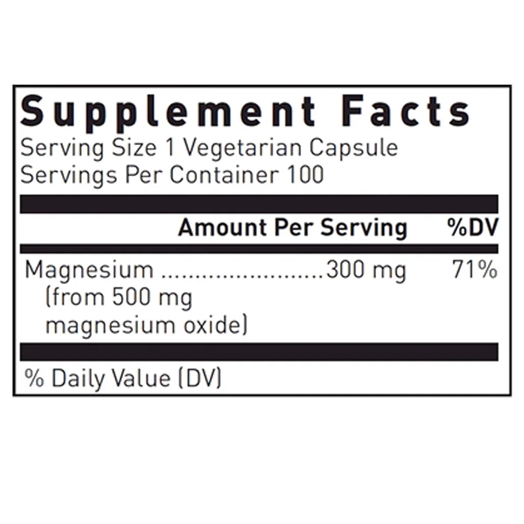 Magnesium Oxide 500mg Douglas Laboratories