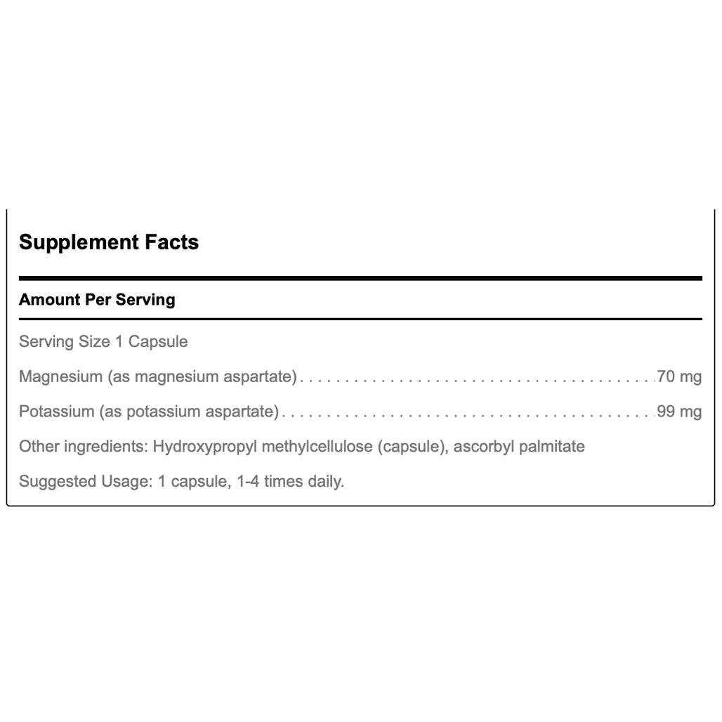 Magnesium Potassium Aspartate Douglas Laboratories