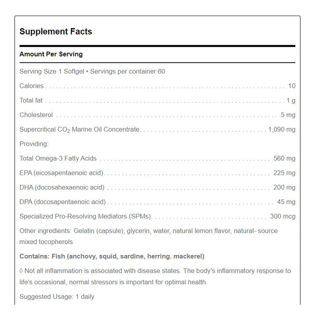 QÜELL FISH OIL ULTRA SPM by Douglas Laboratories at Nutriessential.com