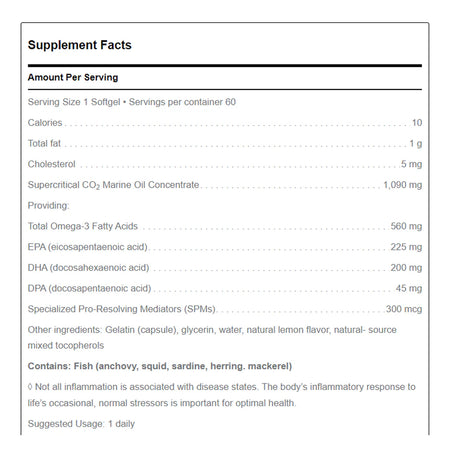 QÜELL FISH OIL ULTRA SPM by Douglas Laboratories at Nutriessential.com