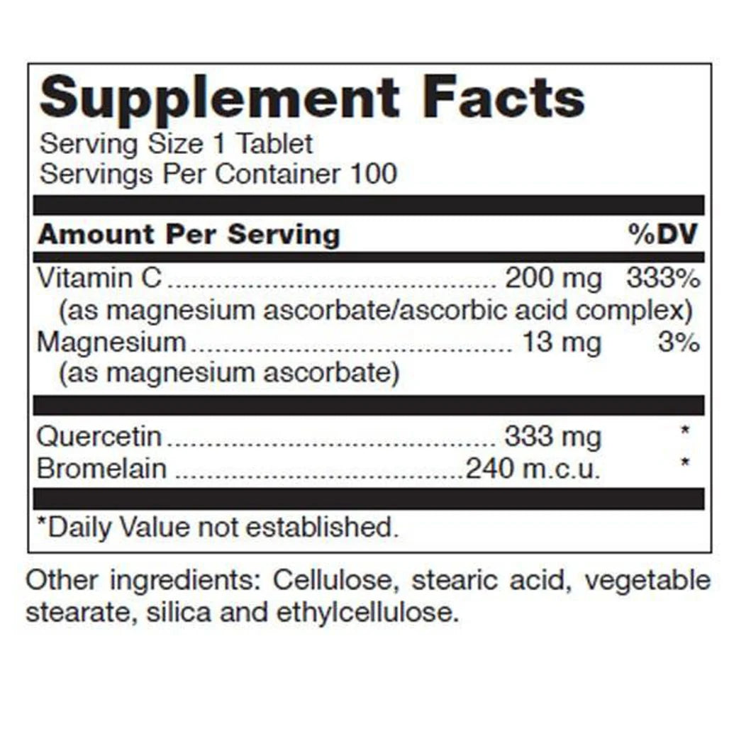 Quercetin-Bromelain Complex Douglas Laboratories