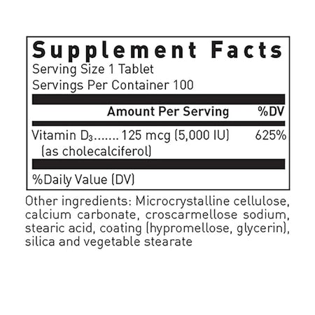 Vitamin D 5000 IU Douglas Laboratories