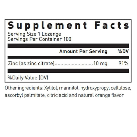 Zinc Lozenges Douglas Laboratories