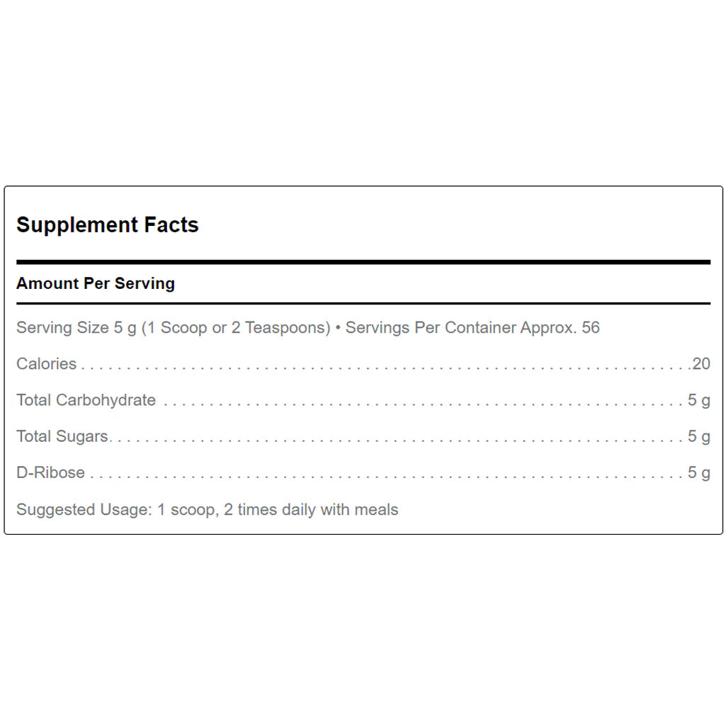 Corvalen Ribose 56 servings Douglas laboratories
