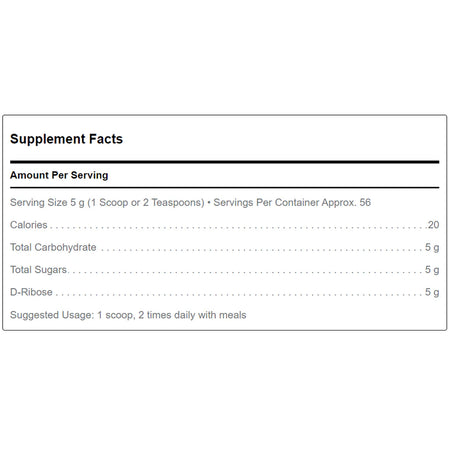 Corvalen Ribose 56 servings Douglas laboratories