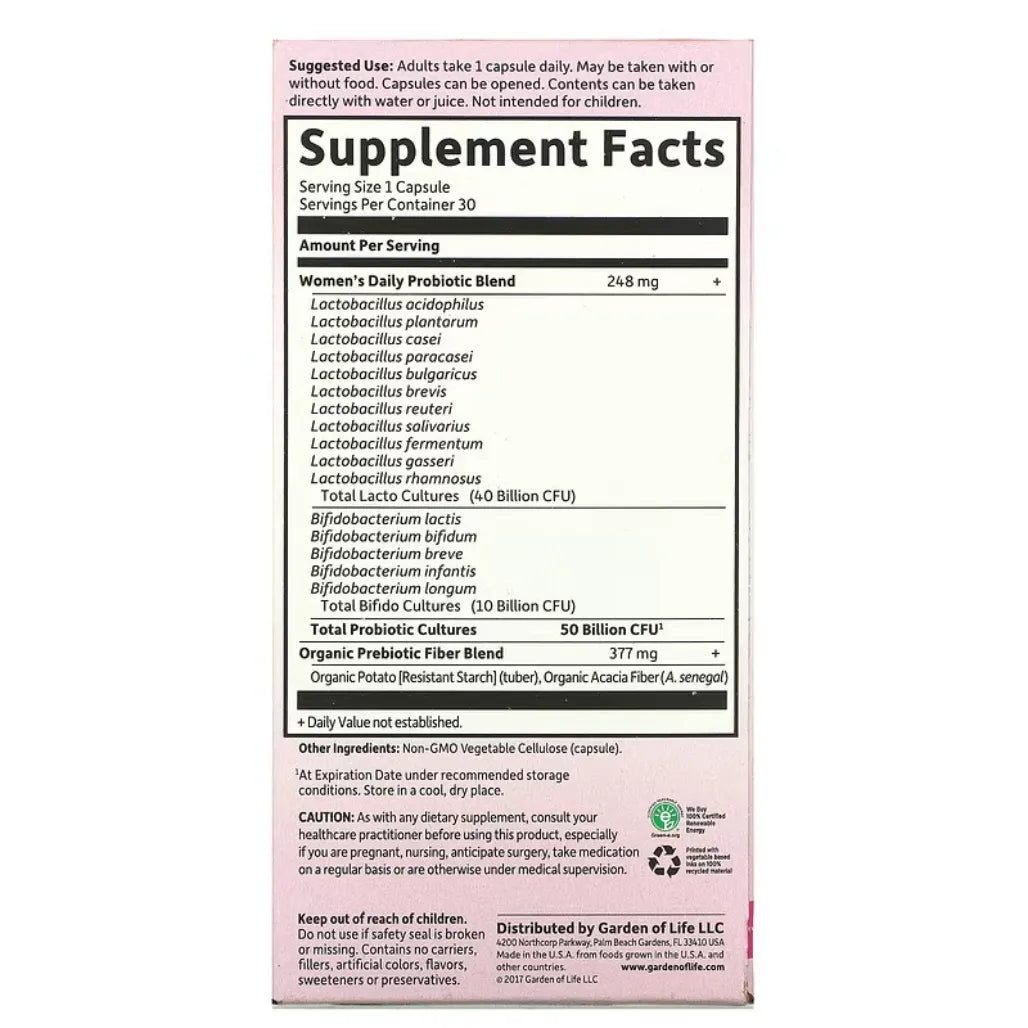 Dr Formulated Once Daily Women Garden of life