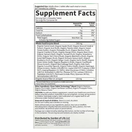 Dr. Formulated Organic Digest + Garden of life