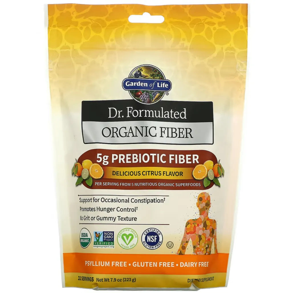 Dr. Formulated Organic Fiber Citr 7.9 oz Garden of life