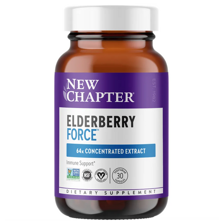 New Chapter Elderberry Force - Supports immune system health with immune-supportive benefits