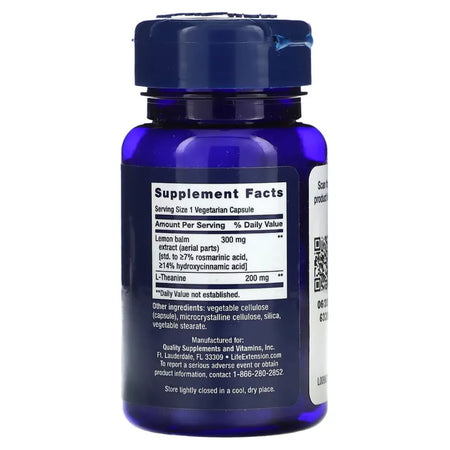 Enhanced Stress Relief by Life Extension - Supplement Ingredients