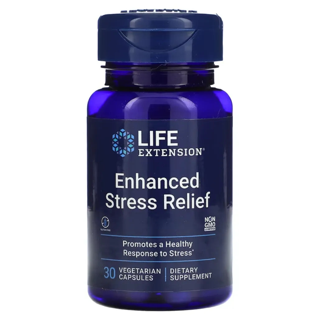 Enhanced Stress Relief by Life Extension - 30 Capsules | Support your Mood