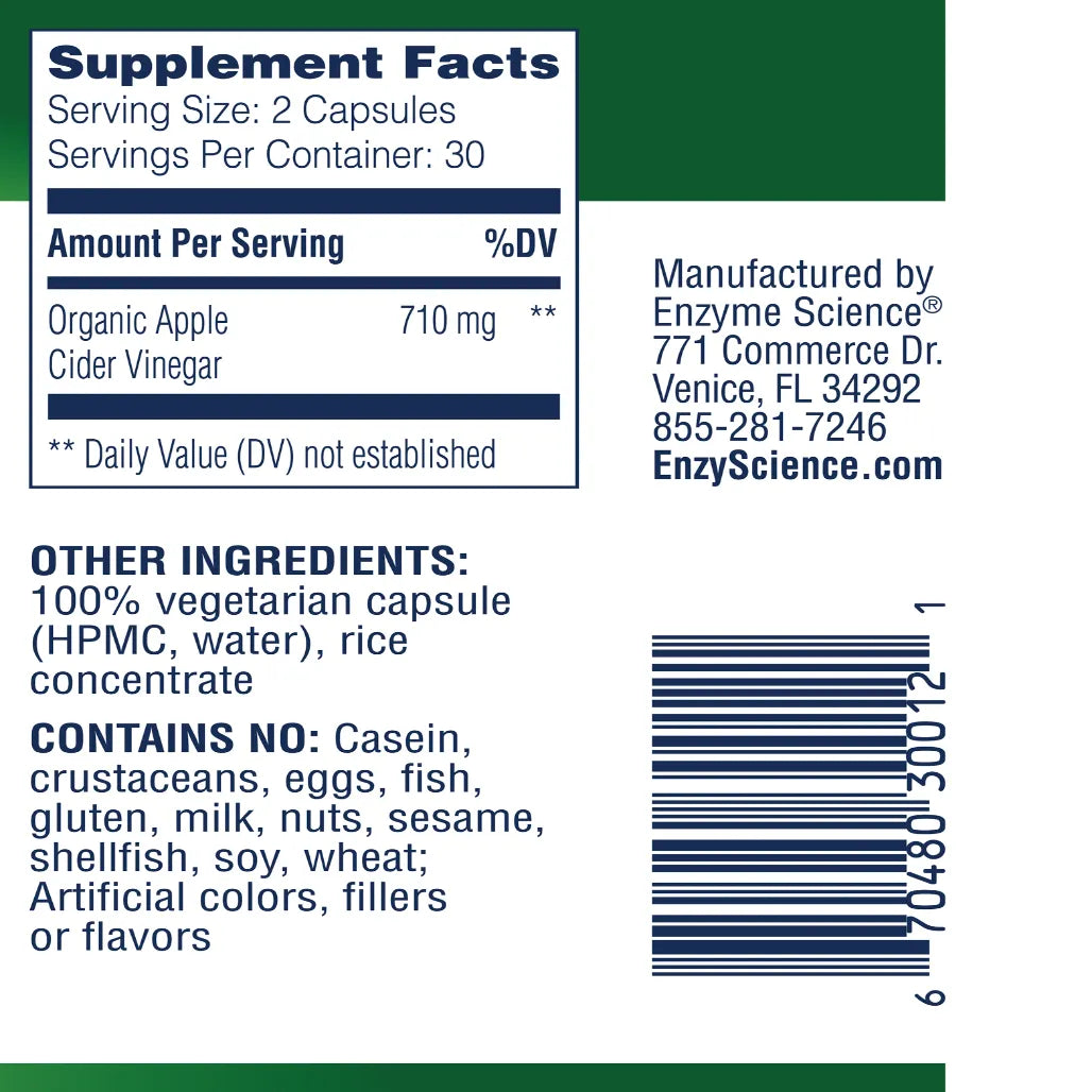 Apple Cider Vinegar Enzyme Science