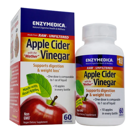 Apple Cider Vinegar Enzymedica 120 capsules
