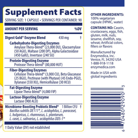 Digest Gold + Probiotics Enzymedica
