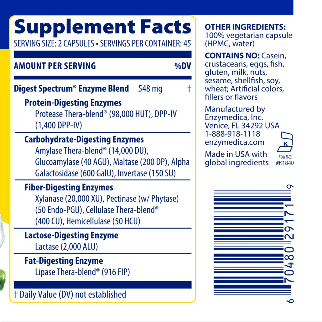 Digest Spectrum Enzymedica