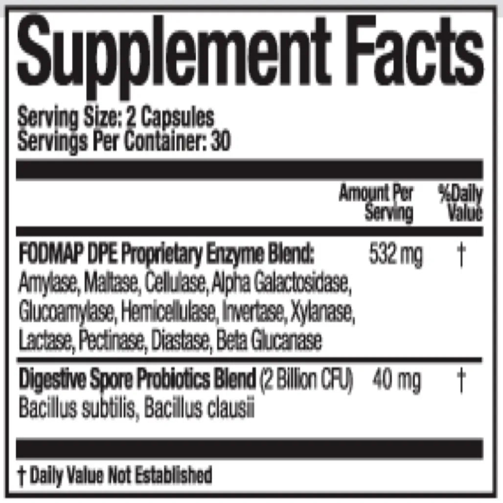 FODMAP DPE Arthur Andrew Medical  Inc