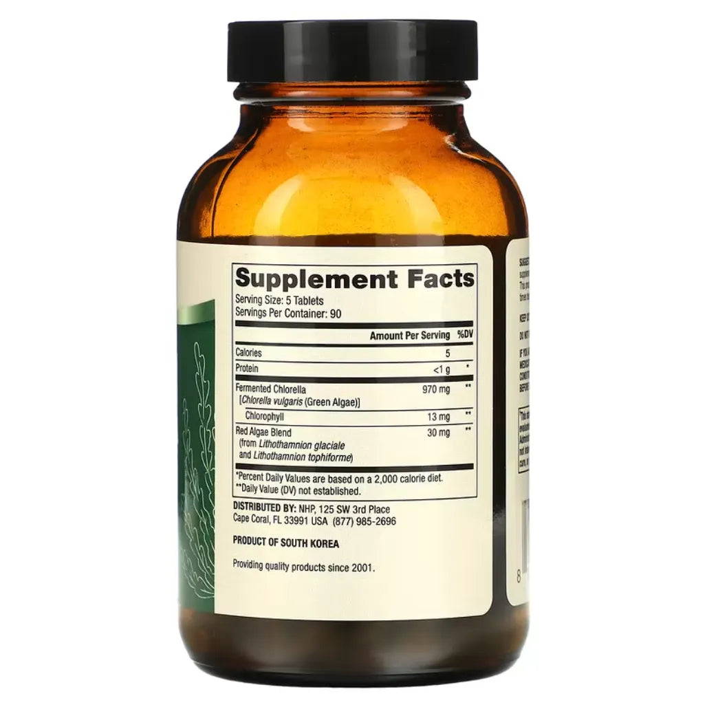 Dr. Mercola Fermented Chlorella with Chlorophyll 450 Tablets Dietary Supplement