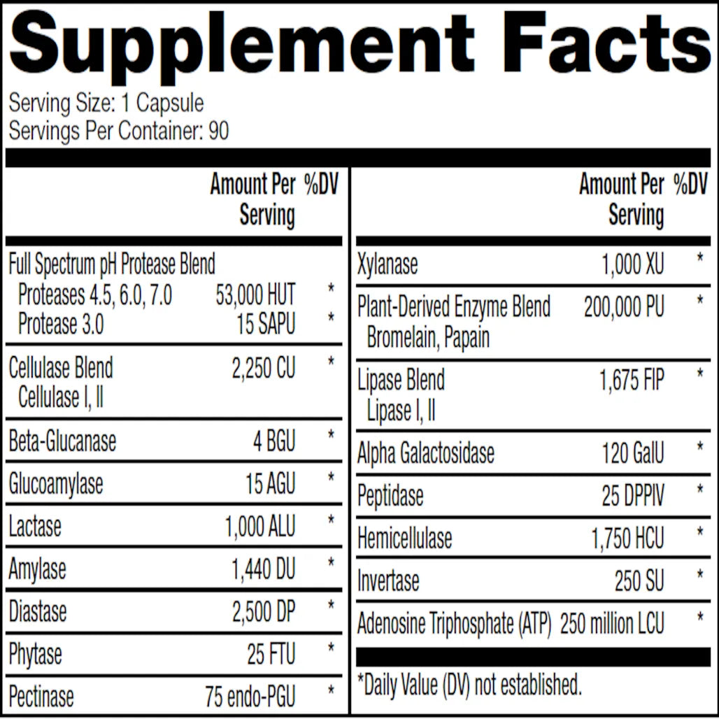 Dr. Mercola Full Spectrum Enzymes for Women Dietary Supplement of 90 Capsules 