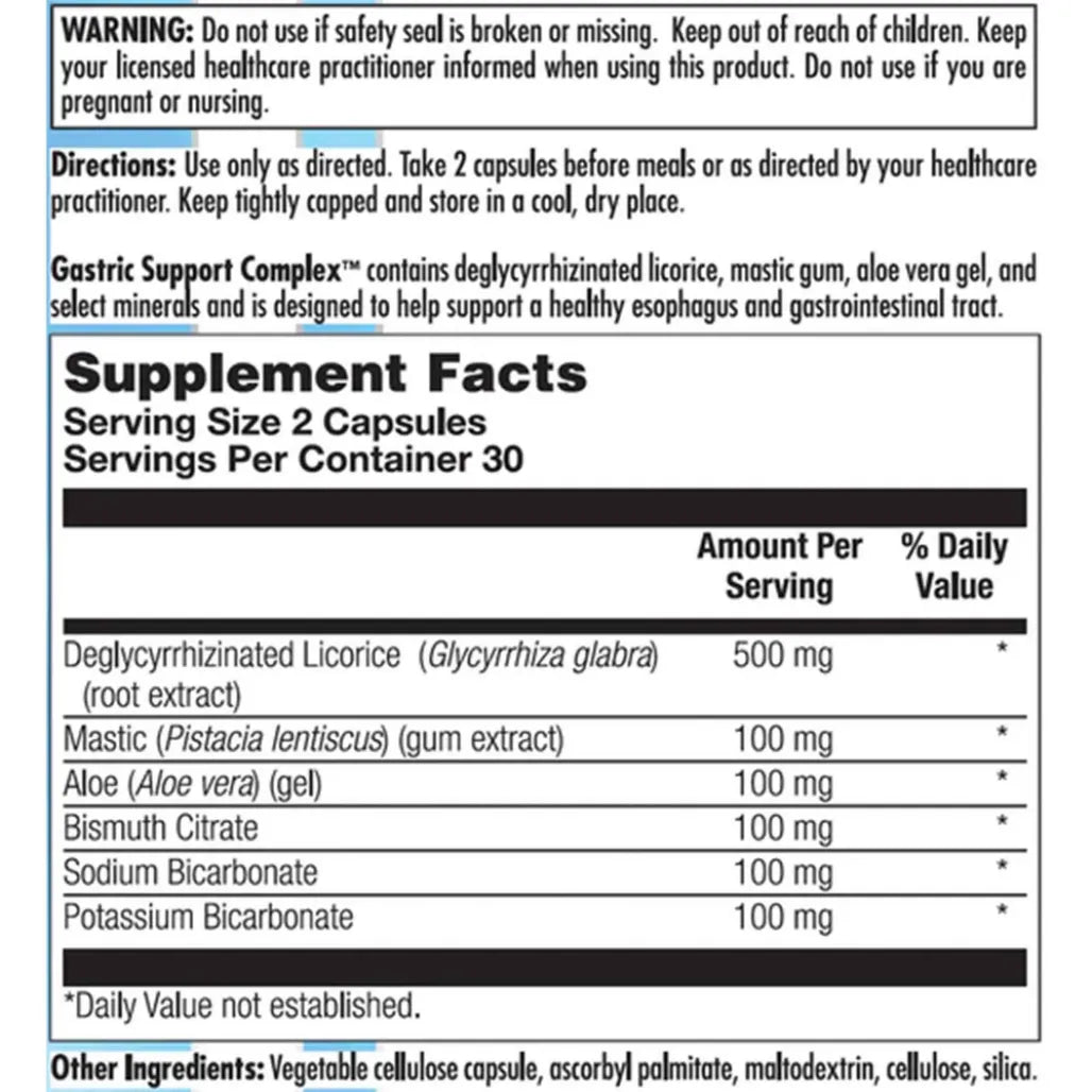 GASTRIC REPAIR COMPLEX Nutra BioGenesis