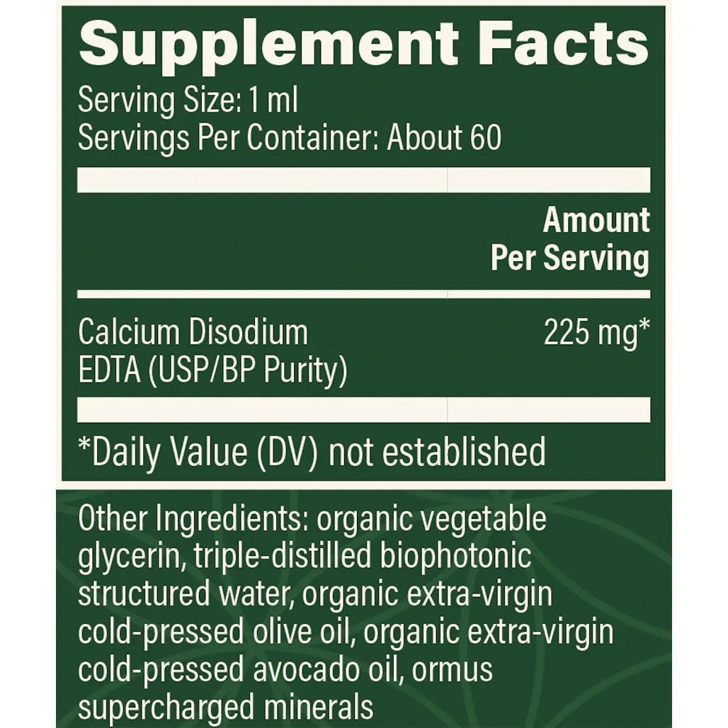 Global Healing Oxy Powder Ingredients Showing Ozonated Magnesium Oxides Citric Acid and Capsule Component Details