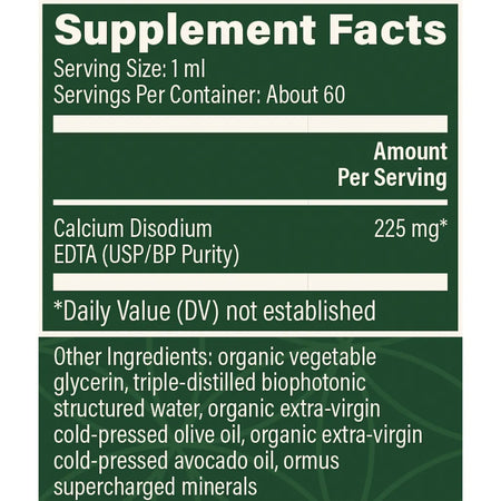 Global Healing Oxy Powder Ingredients Showing Ozonated Magnesium Oxides Citric Acid and Capsule Component Details