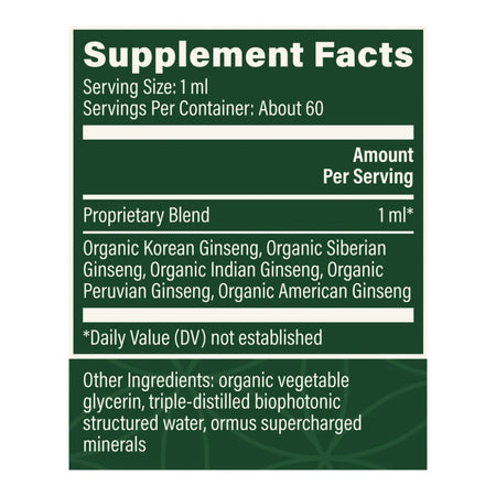 Ginseng - 2- oz - Global Healing