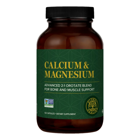 global healing calcium & mangesium supplement facts