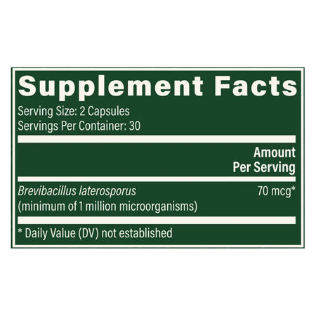 Global Healing Latero-Flora Supplement Ingredients