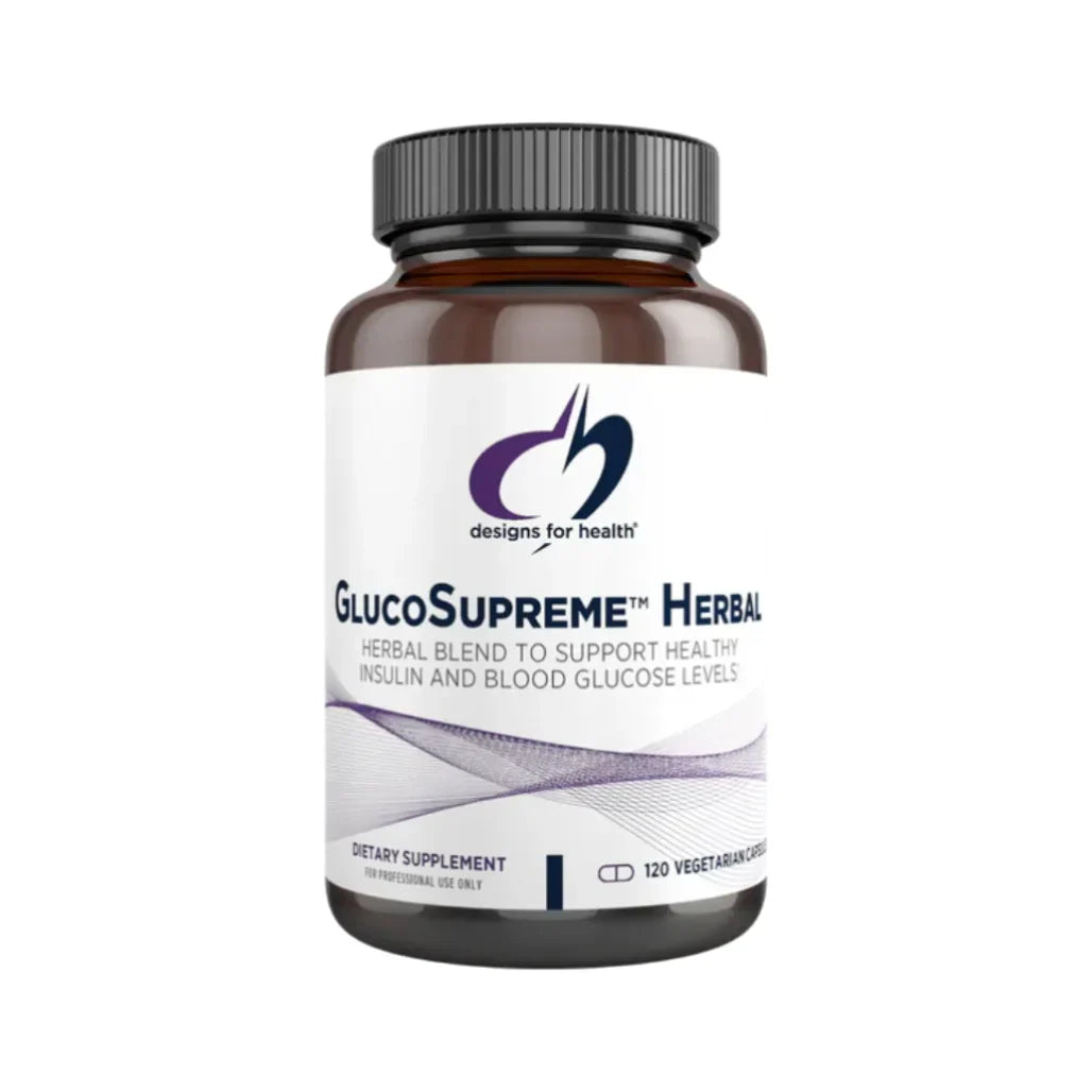 Gluco Supreme Herbal-120 Veg Capsules - Herbal Blend to support healthy insulin and Blood Glucose Levels 