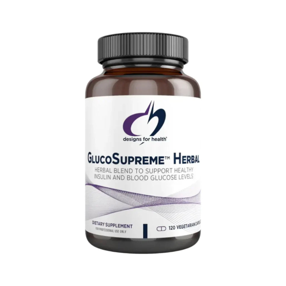Gluco Supreme Herbal-120 Veg Capsules - Herbal Blend to support healthy insulin and Blood Glucose Levels 
