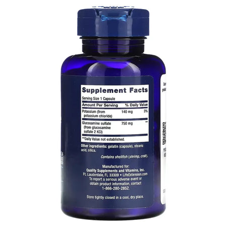 Glucosamine Sulfate 750 mg Life Extension