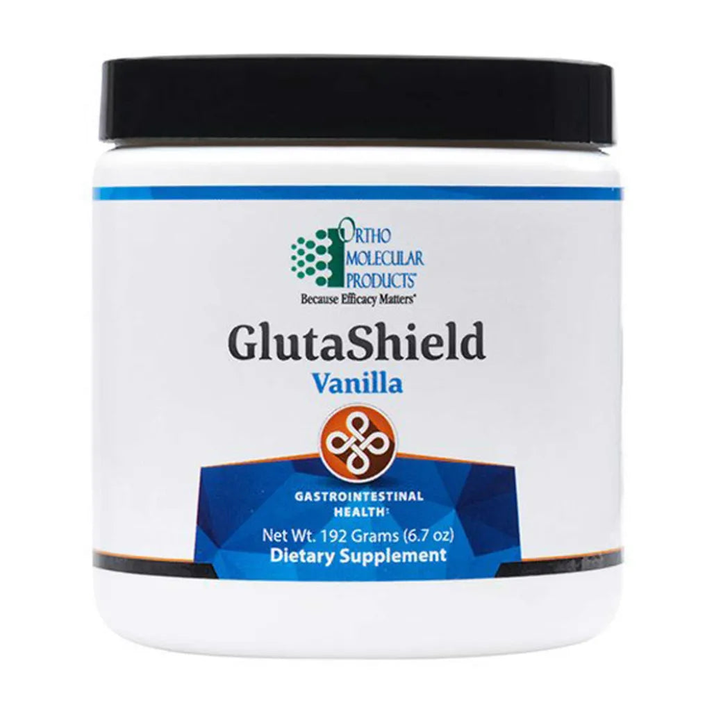 Ortho Molecular Gluta-Shield Vanilla antioxidant support shake for glutathione, immunity and wellness
