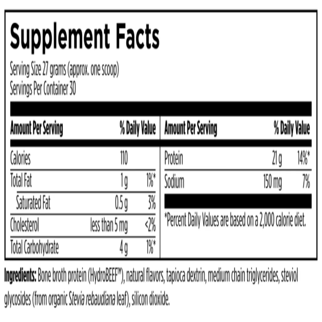 Grass-Fed Beef Protein by Designs for Sport