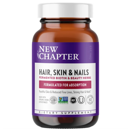 New Chapter Hair, Skin & Nails - Supports healthy skin, hair and strong nails