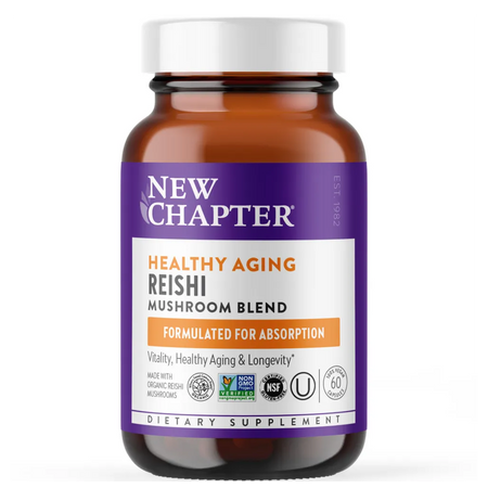 New Chapter LifeShield Reishi - supports healthy aging, vitality and longevity