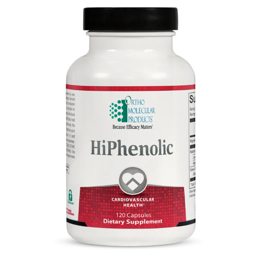 Hi-Phenolic by Ortho Molecular Products polyphenol-rich formula for antioxidant activity and wellness