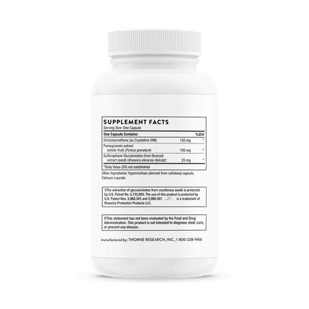 Thorne Hormone Advantage 60 caps supplement facts