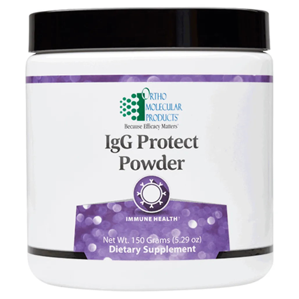 Ortho Molecular IgG-Protect 60 caps packaging for antibody support and healthy immune function