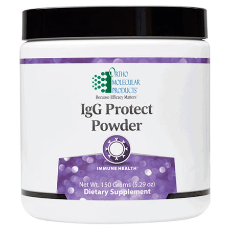 Ortho Molecular IgG-Protect 60 caps packaging for antibody support and healthy immune function