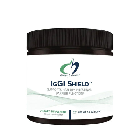 IgGI Shield supports healthy intestinalbarrier function.  Designs-for-Health