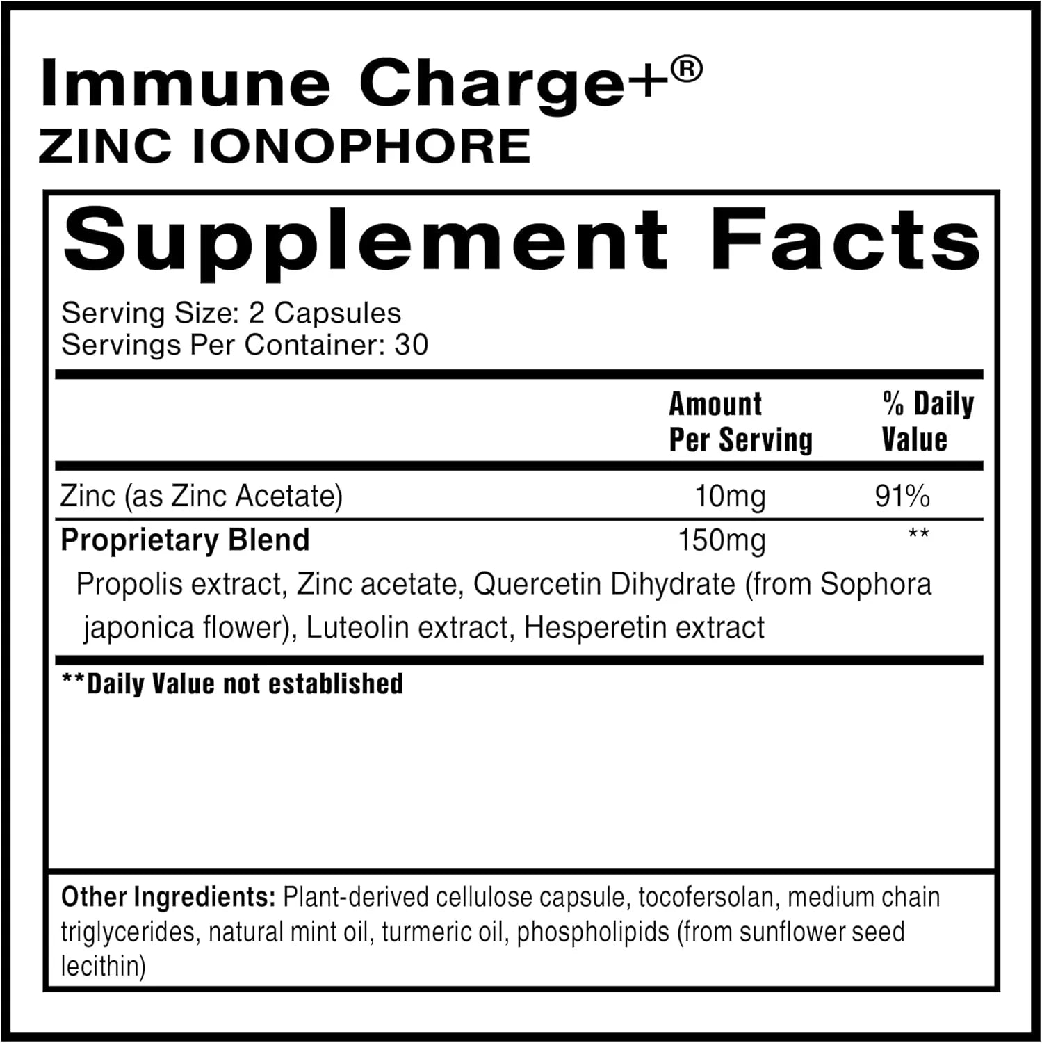 Immune Charge+ Zinc Ionophore